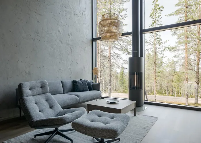 Villa Arctic Trail B - Lapland Escape With Outdoor Hot Tub & Yllaes Ski Passes